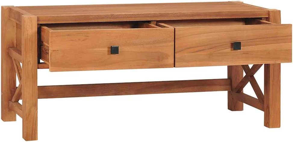 TV staliukas Televizoriaus spintelė, 100x40x45cm, tikmedžio mediena