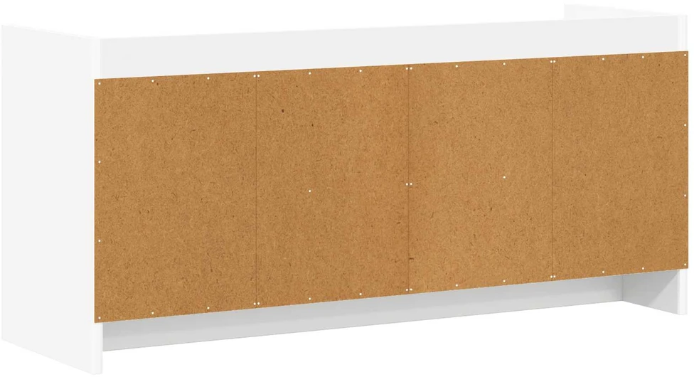 TV staliukas Televizoriaus spintelė 102 x 33 x 47 cm Balta Apdirbta mediena