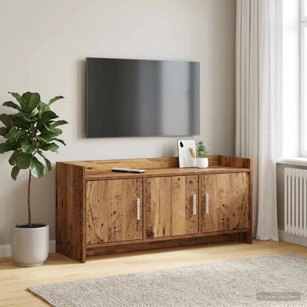 TV staliukas Televizoriaus spintelė 102 x 33 x 47 cm Sendintos medienos