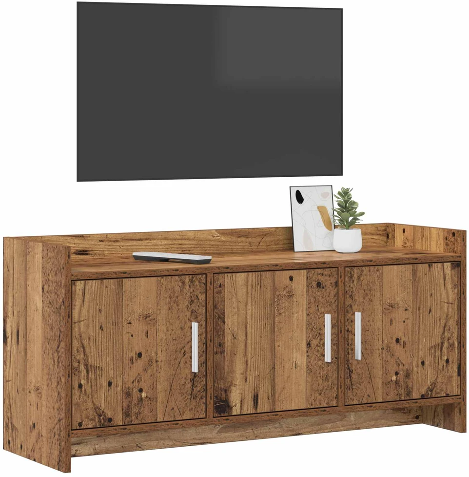 TV staliukas Televizoriaus spintelė 102 x 33 x 47 cm Sendintos medienos