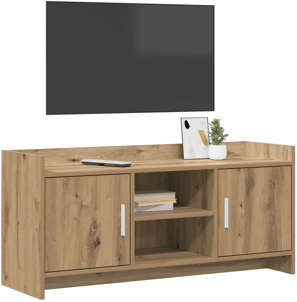 TV staliukas Televizoriaus spintelė 102 x 33 x 47 cm Artisano ąžuolo