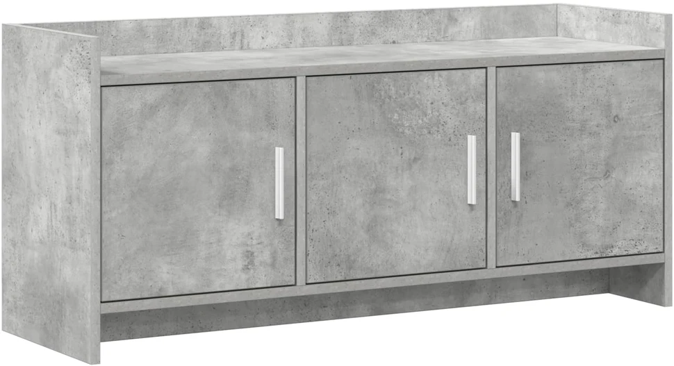 TV staliukas Televizoriaus spintelė 102 x 33 x 47 cm Betono pilka