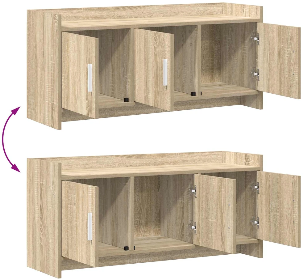 TV staliukas Televizoriaus spintelė 102 x 33 x 47 cm Sonoma ąžuolas