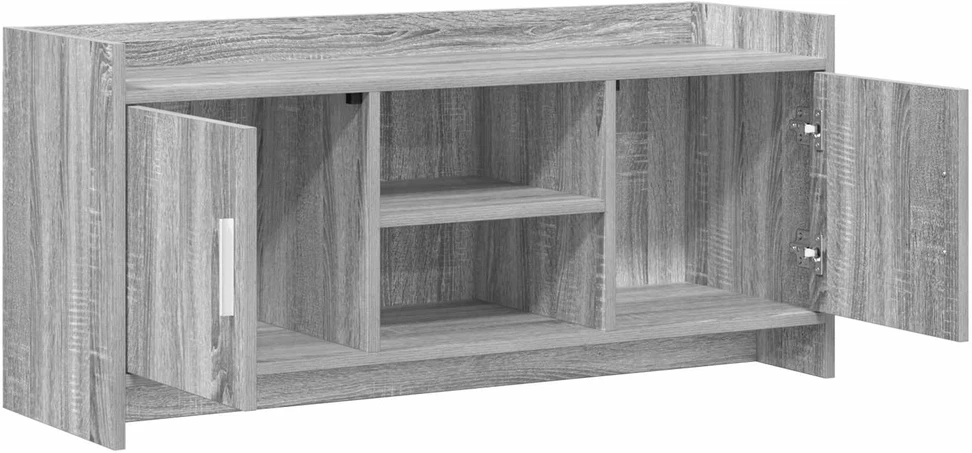 TV staliukas Televizoriaus spintelė 102 x 33 x 47 cm Pilka Sonoma
