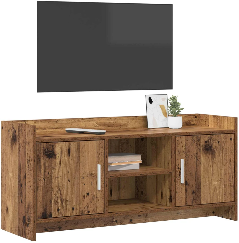 TV staliukas Televizoriaus spintelė 102 x 33 x 47 cm Sendintos medienos