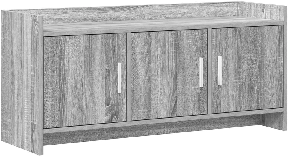 TV staliukas Televizoriaus spintelė 102 x 33 x 47 cm Pilka Sonoma