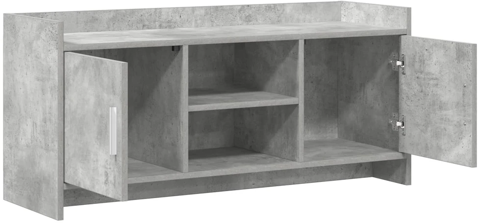 TV staliukas Televizoriaus spintelė 102 x 33 x 47 cm Betono pilka