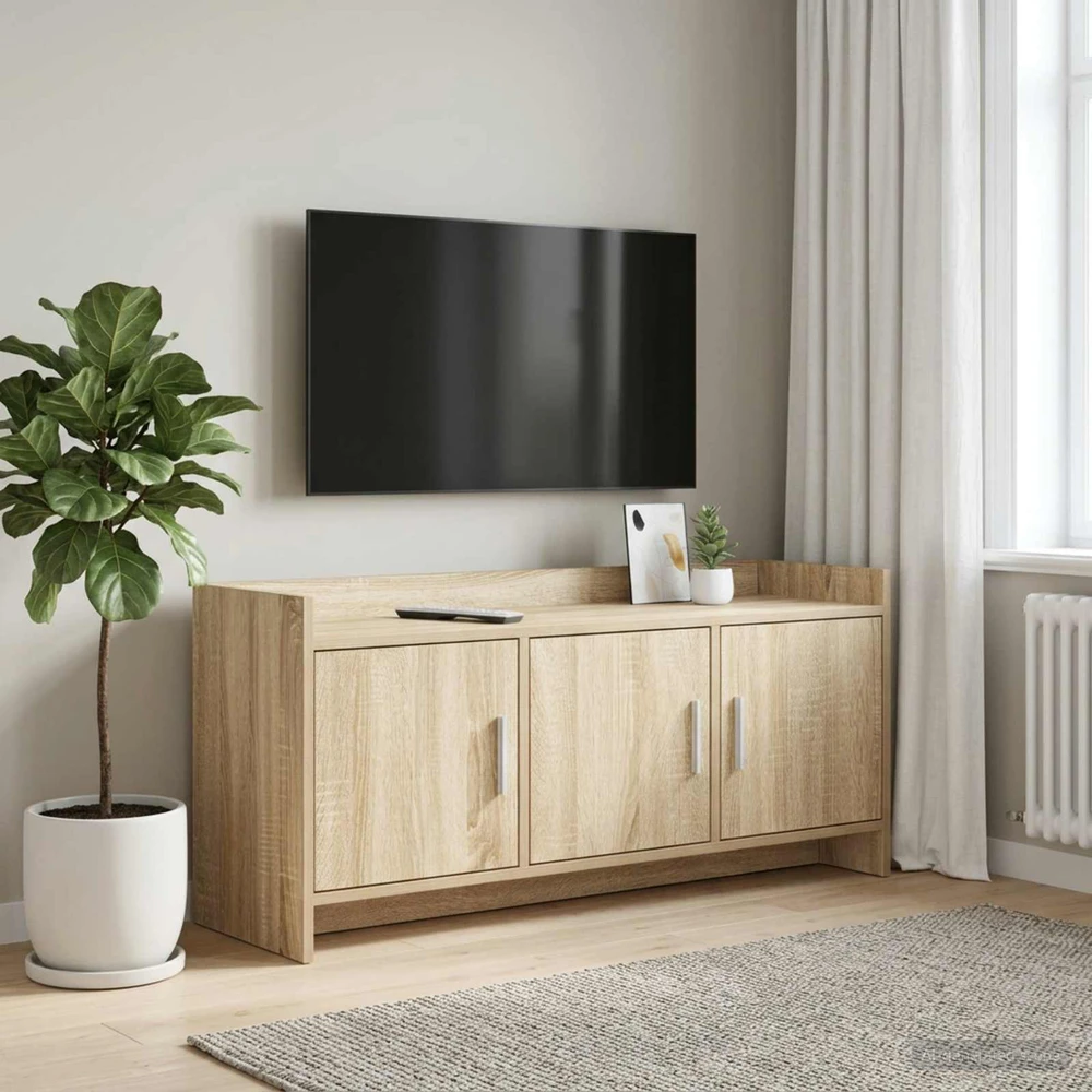 TV staliukas Televizoriaus spintelė 102 x 33 x 47 cm Sonoma ąžuolas