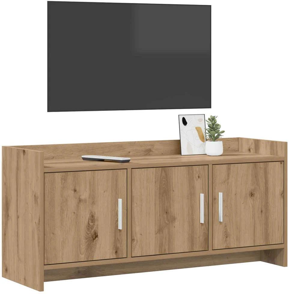 TV staliukas Televizoriaus spintelė 102 x 33 x 47 cm Artisano ąžuolo