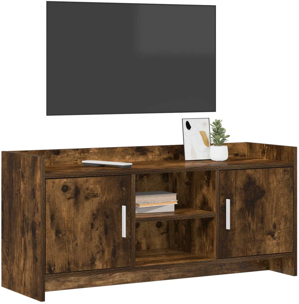 TV staliukas Televizoriaus spintelė 102 x 33 x 47 cm Dūminio ąžuolo