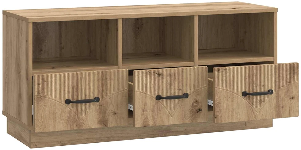 TV staliukas Televizoriaus spintelė 102 x 34,5 x 47 cm Artisano ąžuolo