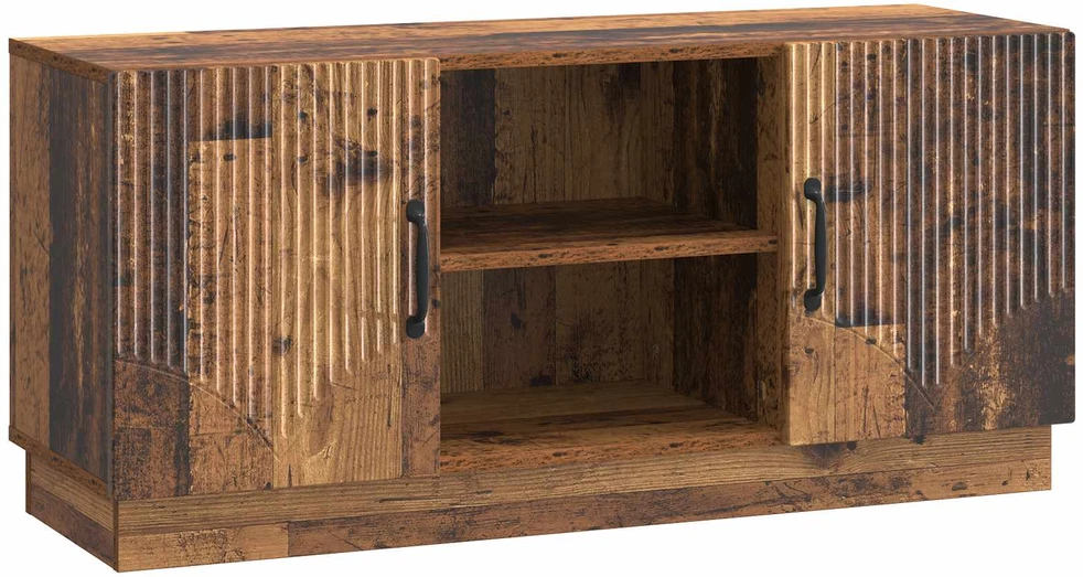 TV staliukas Televizoriaus spintelė 102 x 34,5 x 47 cm Sendintos medienos