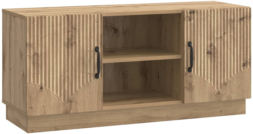 TV staliukas Televizoriaus spintelė 102 x 34,5 x 47 cm Artisano ąžuolo