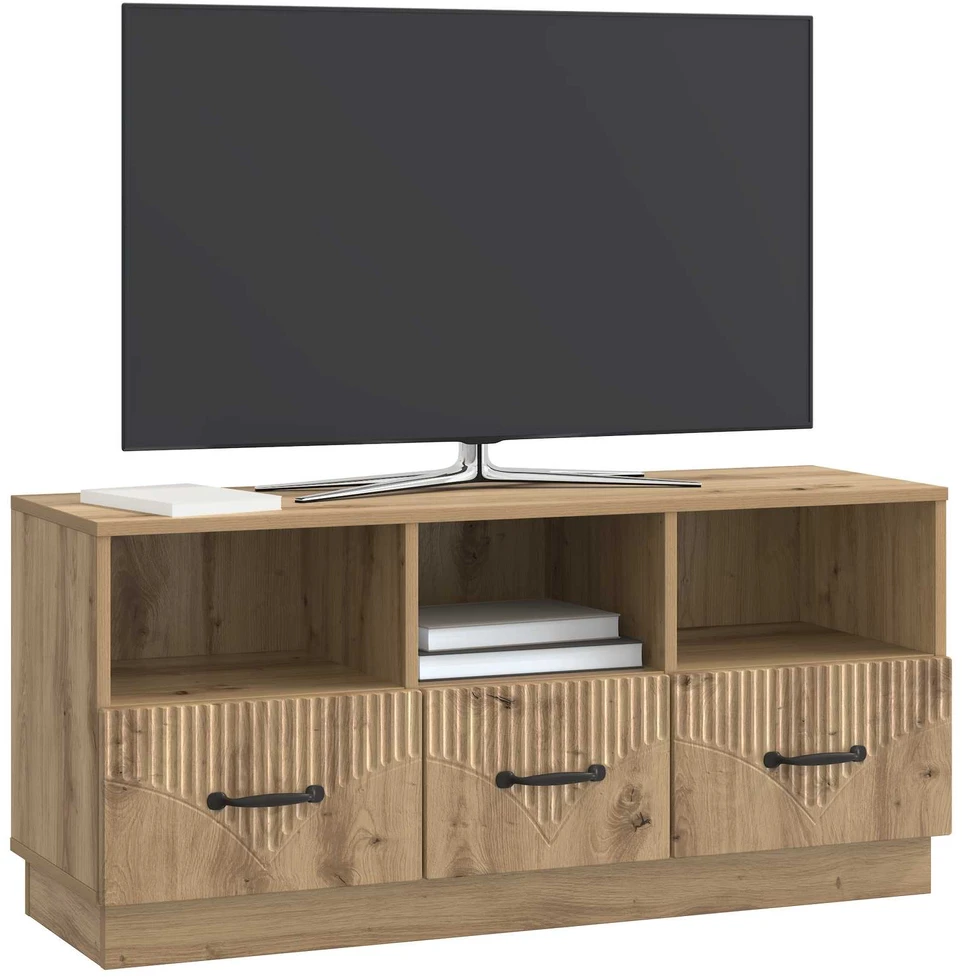 TV staliukas Televizoriaus spintelė 102 x 34,5 x 47 cm Artisano ąžuolo
