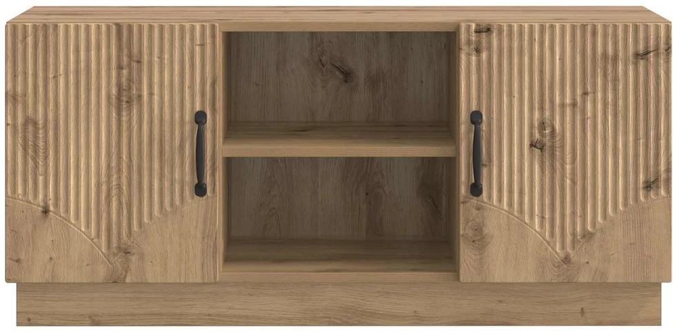 TV staliukas Televizoriaus spintelė 102 x 34,5 x 47 cm Artisano ąžuolo