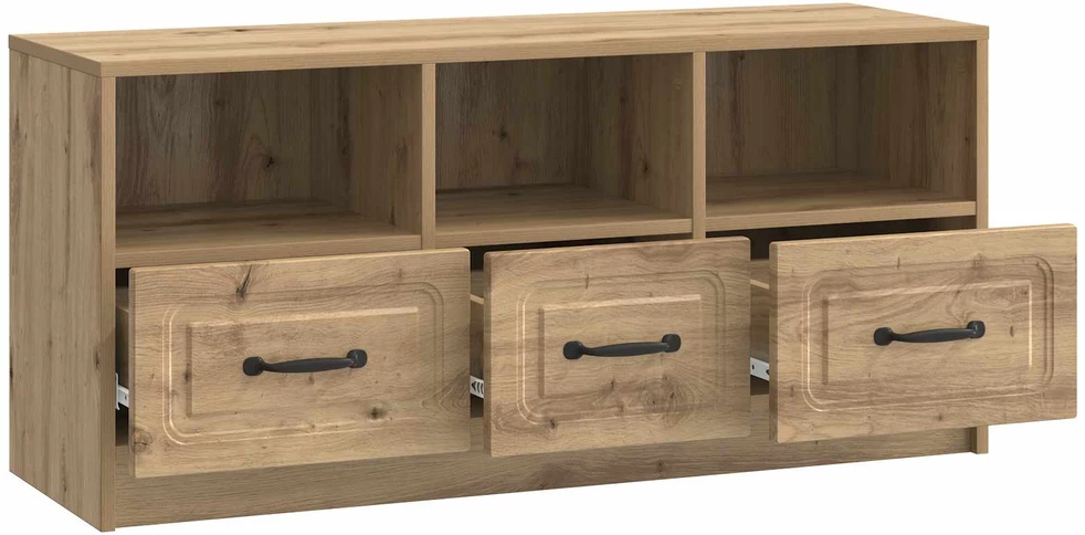 TV staliukas Televizoriaus spintelė 102 x 34,5 x 47 cm Artisano ąžuolo