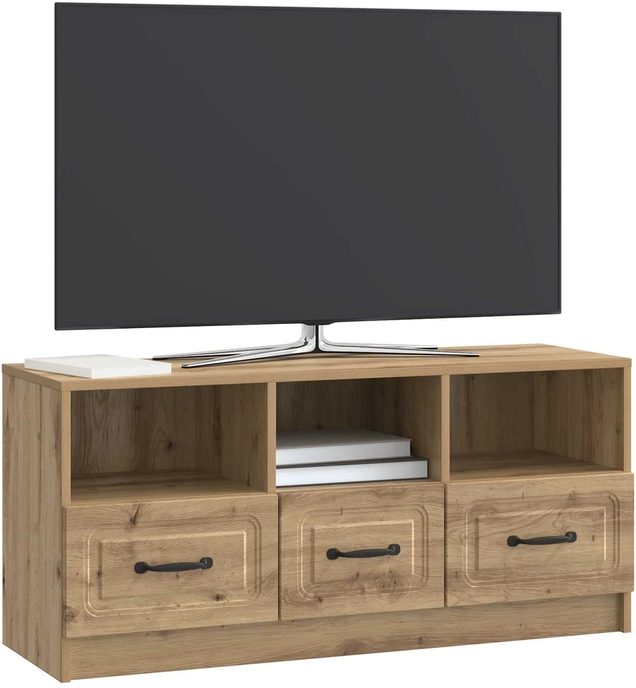 TV staliukas Televizoriaus spintelė 102 x 34,5 x 47 cm Artisano ąžuolo