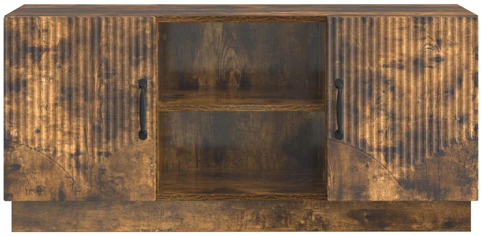 TV staliukas Televizoriaus spintelė 102 x 34,5 x 47 cm Dūminio ąžuolo