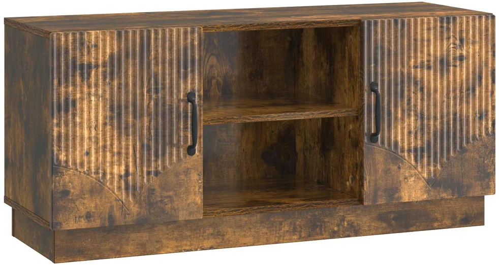 TV staliukas Televizoriaus spintelė 102 x 34,5 x 47 cm Dūminio ąžuolo