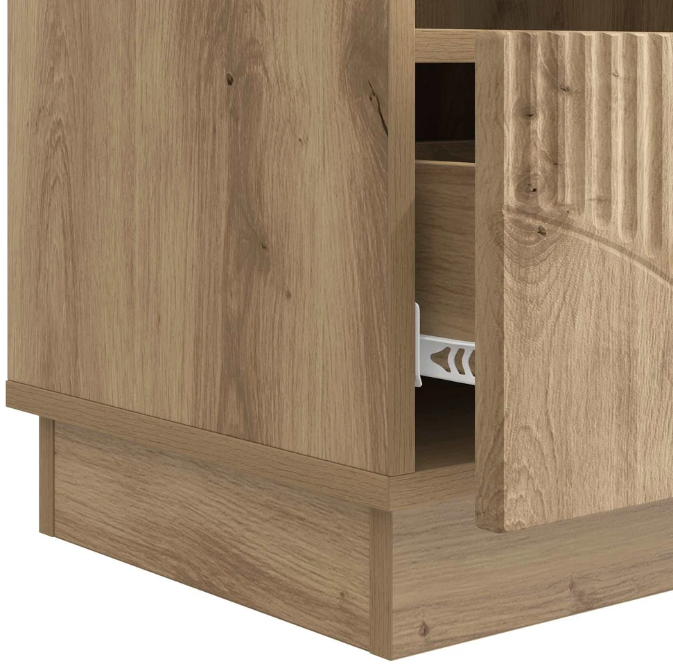 TV staliukas Televizoriaus spintelė 102 x 34,5 x 47 cm Artisano ąžuolo