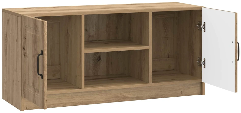 TV staliukas Televizoriaus spintelė 102 x 34,5 x 47 cm Artisano ąžuolo