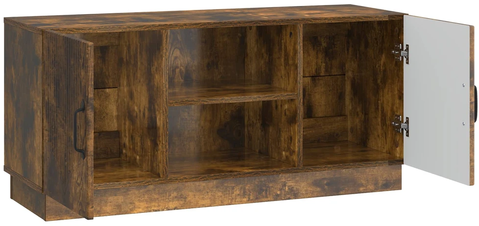 TV staliukas Televizoriaus spintelė 102 x 34,5 x 47 cm Dūminio ąžuolo