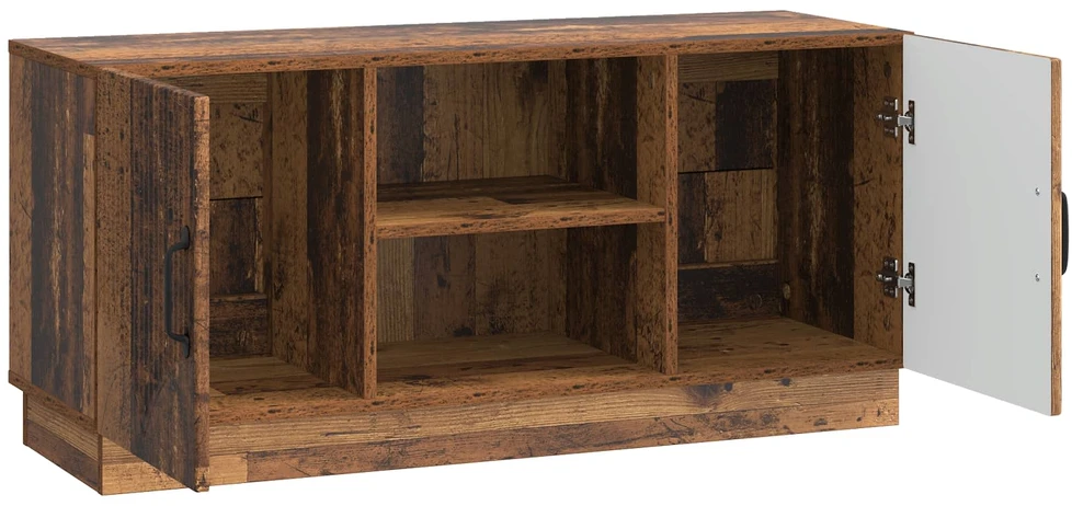 TV staliukas Televizoriaus spintelė 102 x 34,5 x 47 cm Sendintos medienos