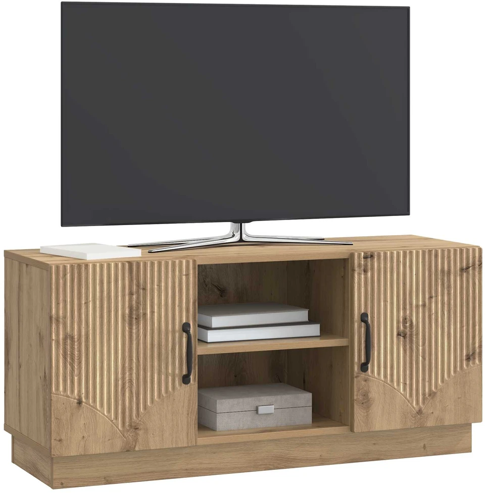 TV staliukas Televizoriaus spintelė 102 x 34,5 x 47 cm Artisano ąžuolo