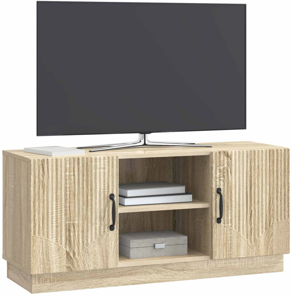 TV staliukas Televizoriaus spintelė 102 x 34,5 x 47 cm Sonoma ąžuolas