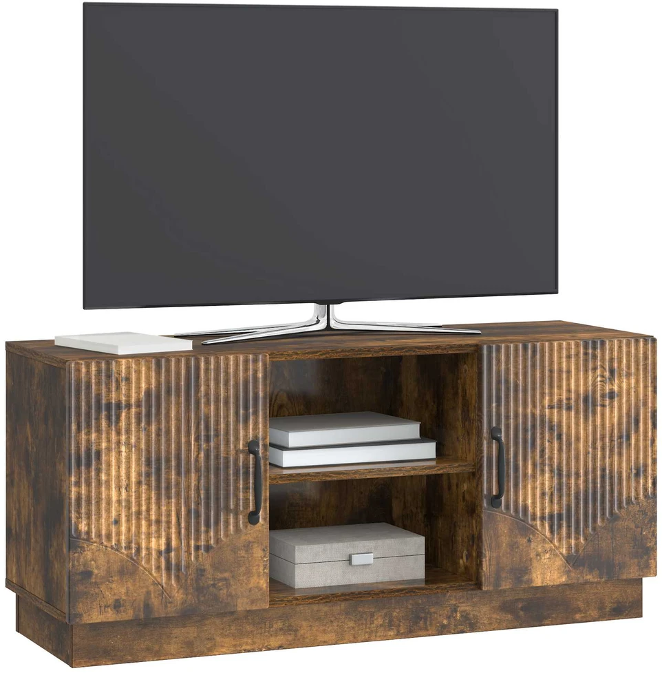 TV staliukas Televizoriaus spintelė 102 x 34,5 x 47 cm Dūminio ąžuolo