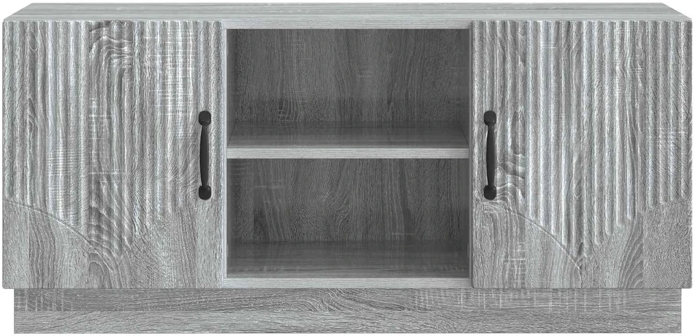 TV staliukas Televizoriaus spintelė 102 x 34,5 x 47 cm Pilka sonoma ąžuolo