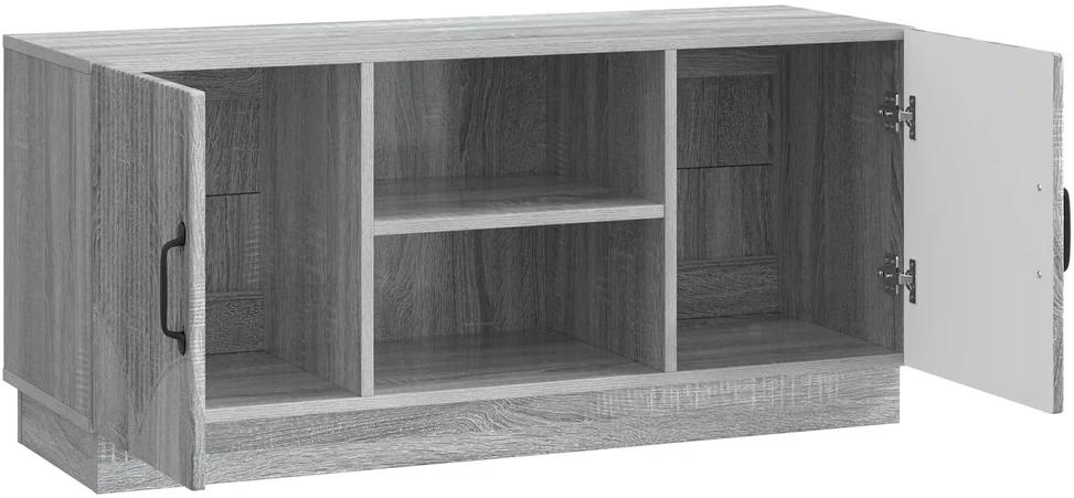 TV staliukas Televizoriaus spintelė 102 x 34,5 x 47 cm Pilka sonoma ąžuolo