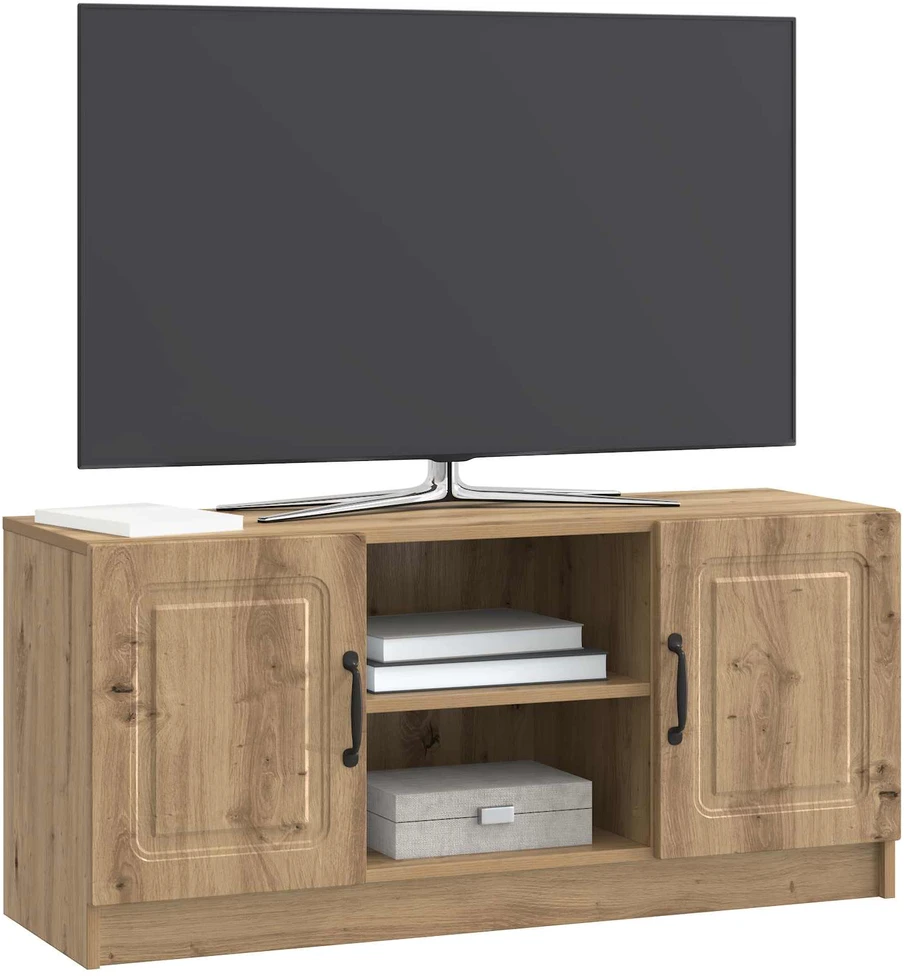 TV staliukas Televizoriaus spintelė 102 x 34,5 x 47 cm Artisano ąžuolo