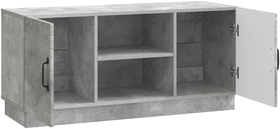 TV staliukas Televizoriaus spintelė 102 x 34,5 x 47 cm Betono pilka