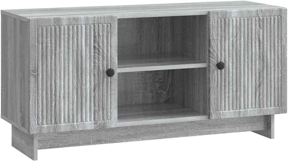 TV staliukas Televizoriaus spintelė 102 x 34,5 x 50 cm Pilka Sonoma