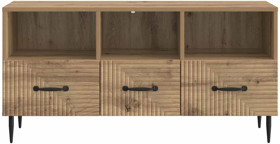 TV staliukas Televizoriaus spintelė 102 x 34,5 x 50 cm Artisano ąžuolo