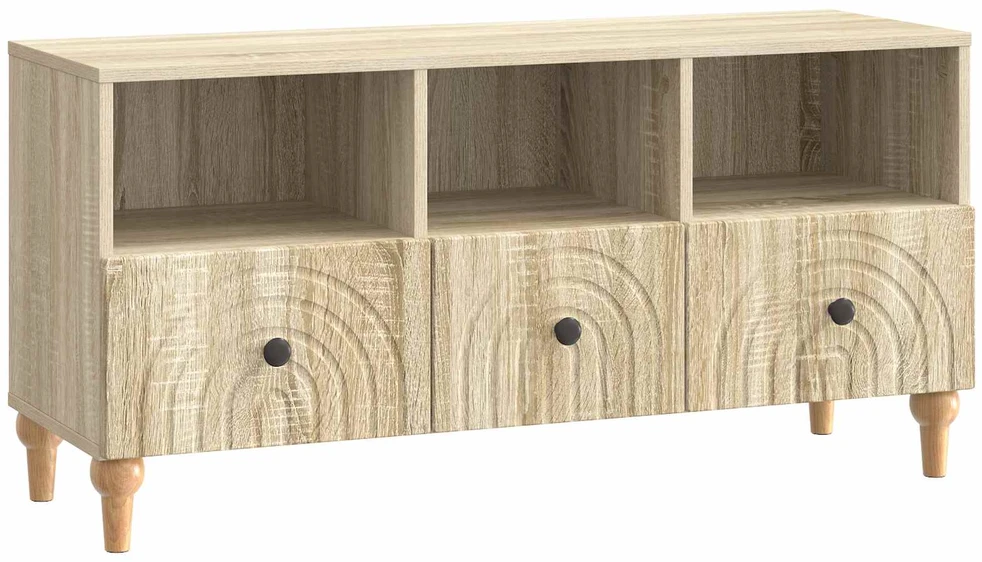 TV staliukas Televizoriaus spintelė 102 x 34,5 x 50 cm Sonoma ąžuolas