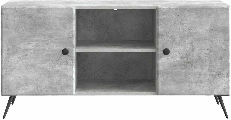 TV staliukas Televizoriaus spintelė 102 x 34,5 x 50 cm Betono pilka