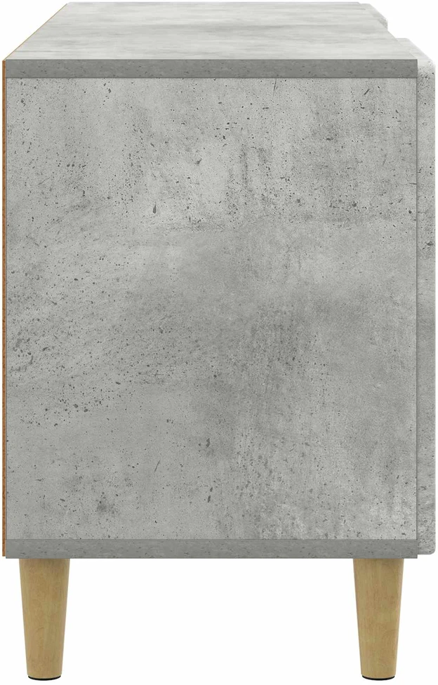 TV staliukas Televizoriaus spintelė 102 x 34,5 x 50 cm Betono pilka