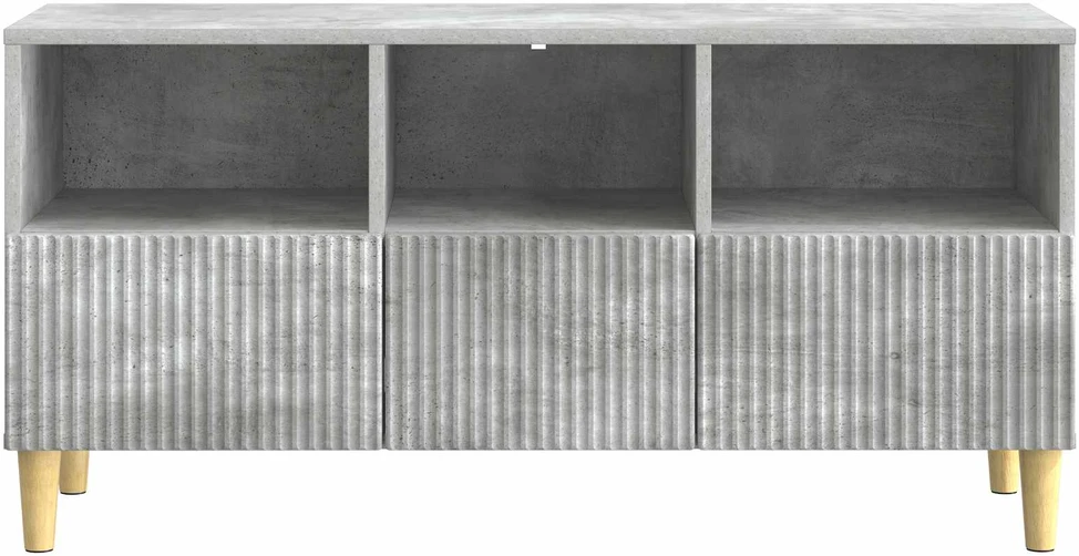 TV staliukas Televizoriaus spintelė 102 x 34,5 x 50 cm Betono pilka