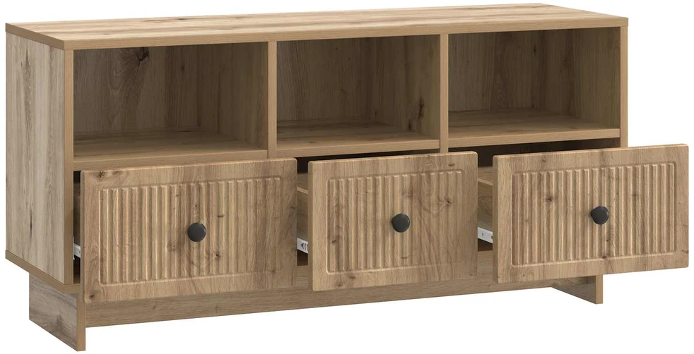 TV staliukas Televizoriaus spintelė 102 x 34,5 x 50 cm Artisano ąžuolo