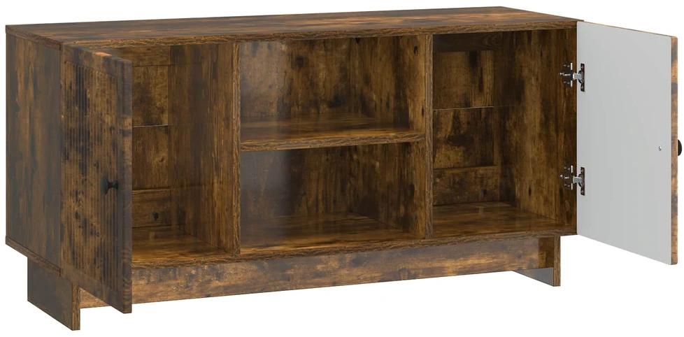 TV staliukas Televizoriaus spintelė 102 x 34,5 x 50 cm Dūminio ąžuolo