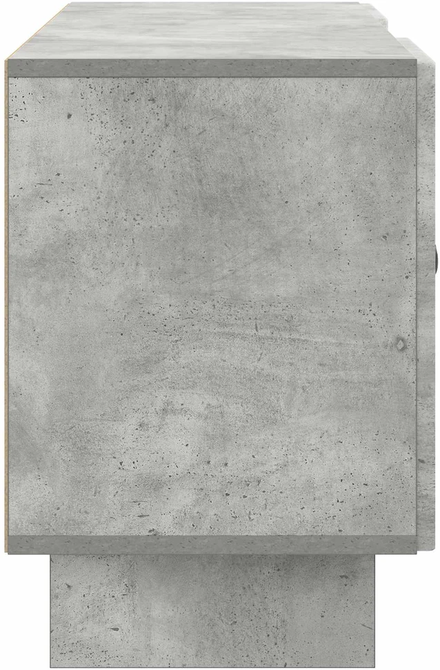 TV staliukas Televizoriaus spintelė 102 x 34,5 x 50 cm Betono pilka