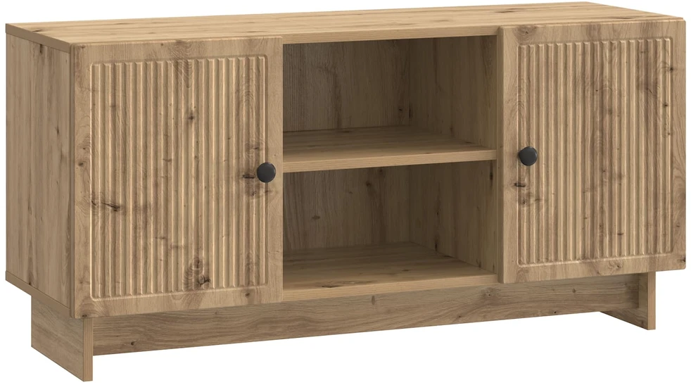 TV staliukas Televizoriaus spintelė 102 x 34,5 x 50 cm Artisano ąžuolo