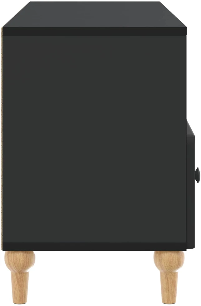 TV staliukas Televizoriaus spintelė 102 x 34,5 x 50 cm Juodas