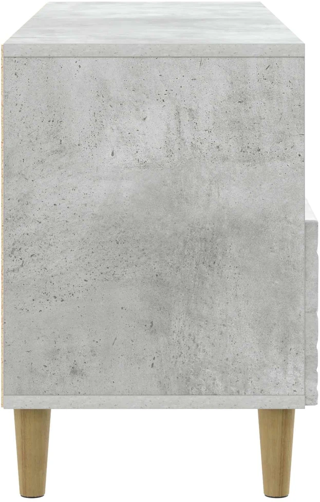 TV staliukas Televizoriaus spintelė 102 x 34,5 x 50 cm Betono pilka