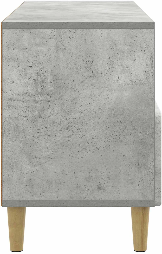 TV staliukas Televizoriaus spintelė 102 x 34,5 x 50 cm Betono pilka