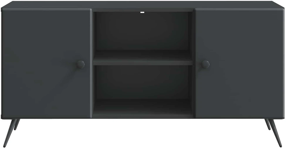 TV staliukas Televizoriaus spintelė 102 x 34,5 x 50 cm Juoda