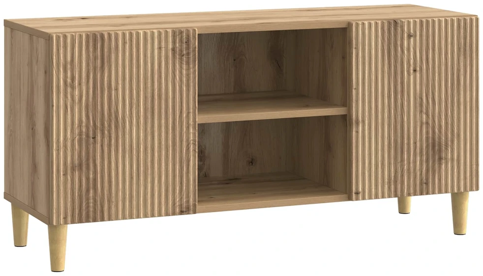 TV staliukas Televizoriaus spintelė 102 x 34,5 x 50 cm Artisano ąžuolo