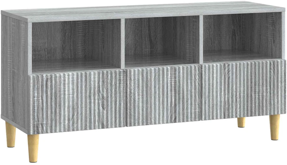 TV staliukas Televizoriaus spintelė 102 x 34,5 x 50 cm Pilka sonoma ąžuolo